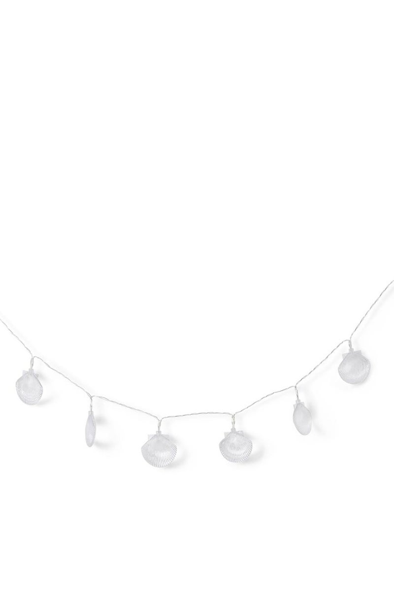 Tchibo LED Fairy Light Chain With Shells, White - Image 3